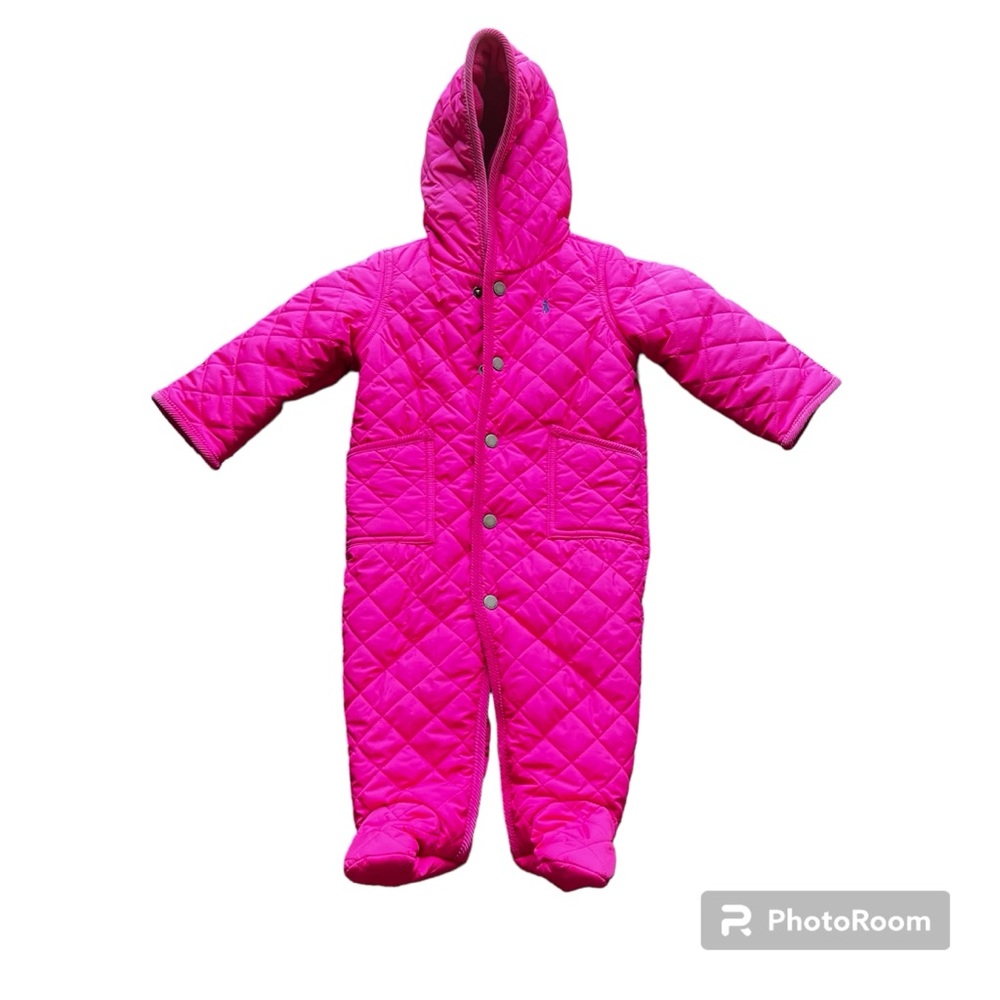 RALPH LAUREN Infant Quilted Snow Suit